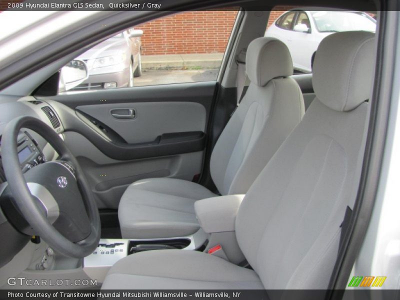 Quicksilver / Gray 2009 Hyundai Elantra GLS Sedan