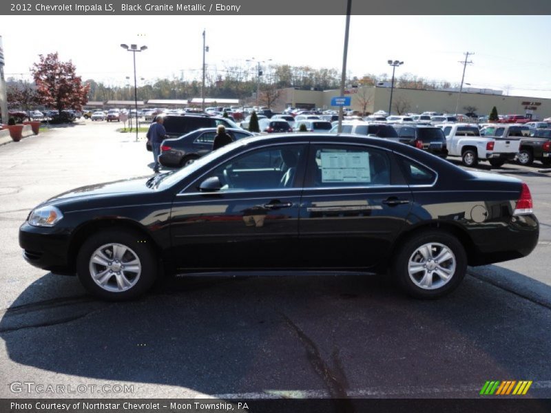 Black Granite Metallic / Ebony 2012 Chevrolet Impala LS