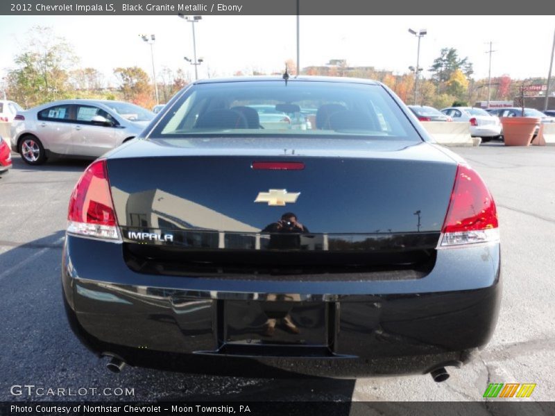 Black Granite Metallic / Ebony 2012 Chevrolet Impala LS