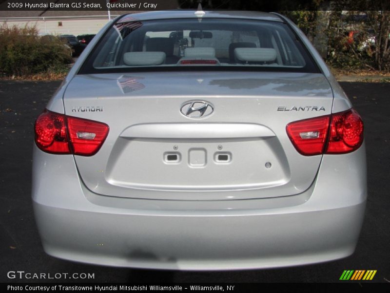 Quicksilver / Gray 2009 Hyundai Elantra GLS Sedan