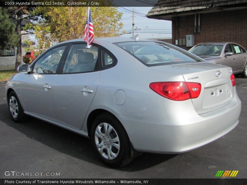 Quicksilver / Gray 2009 Hyundai Elantra GLS Sedan