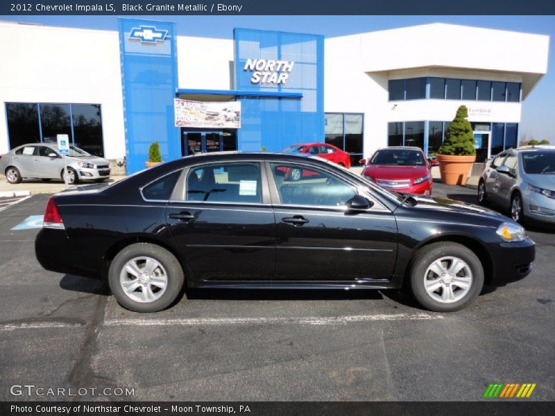 Black Granite Metallic / Ebony 2012 Chevrolet Impala LS