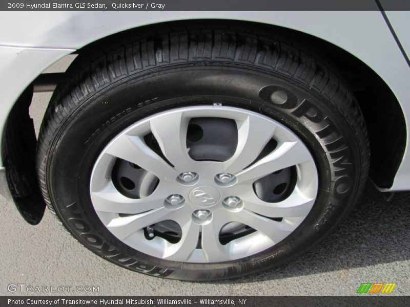 Quicksilver / Gray 2009 Hyundai Elantra GLS Sedan