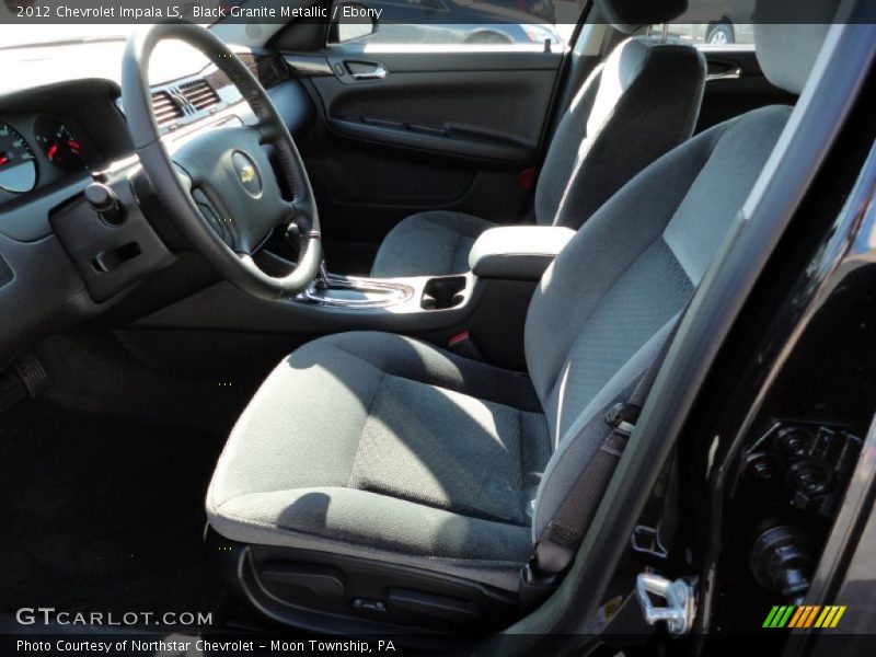 Black Granite Metallic / Ebony 2012 Chevrolet Impala LS