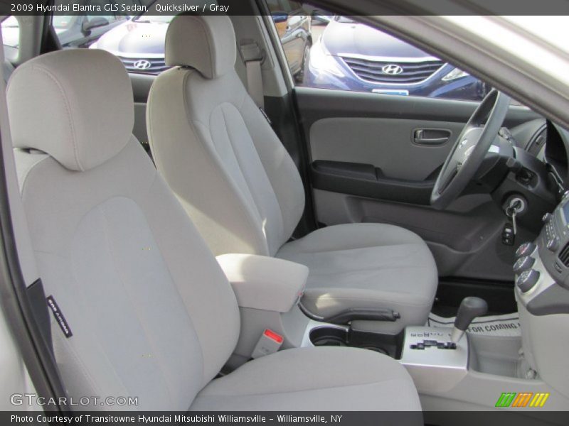 Quicksilver / Gray 2009 Hyundai Elantra GLS Sedan