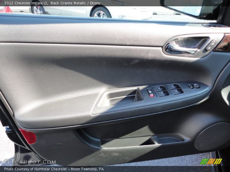 Black Granite Metallic / Ebony 2012 Chevrolet Impala LS