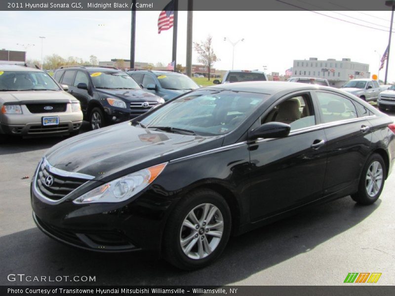 Midnight Black / Camel 2011 Hyundai Sonata GLS