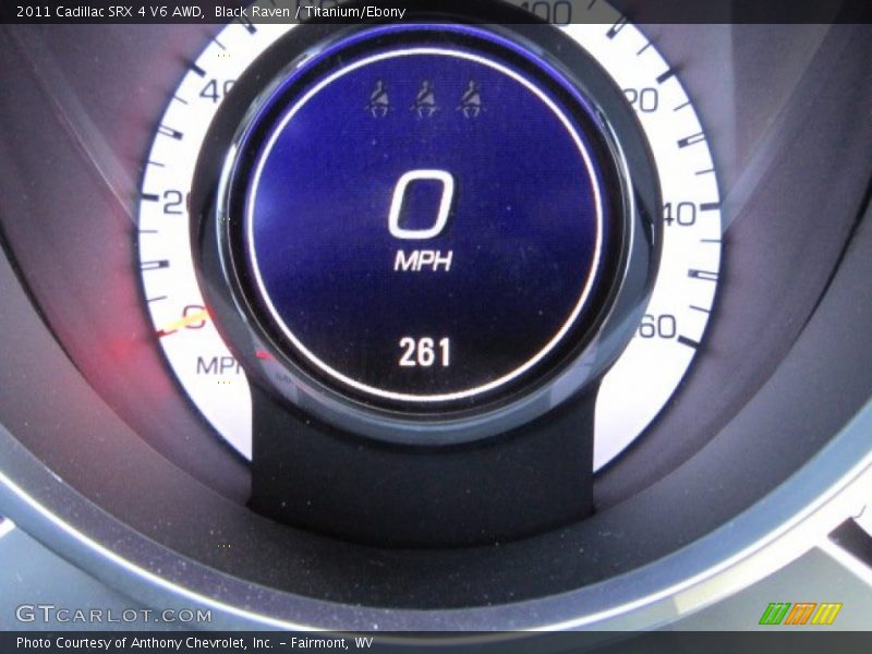 Black Raven / Titanium/Ebony 2011 Cadillac SRX 4 V6 AWD