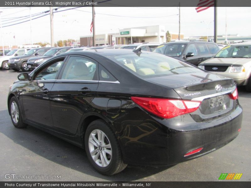 Midnight Black / Camel 2011 Hyundai Sonata GLS