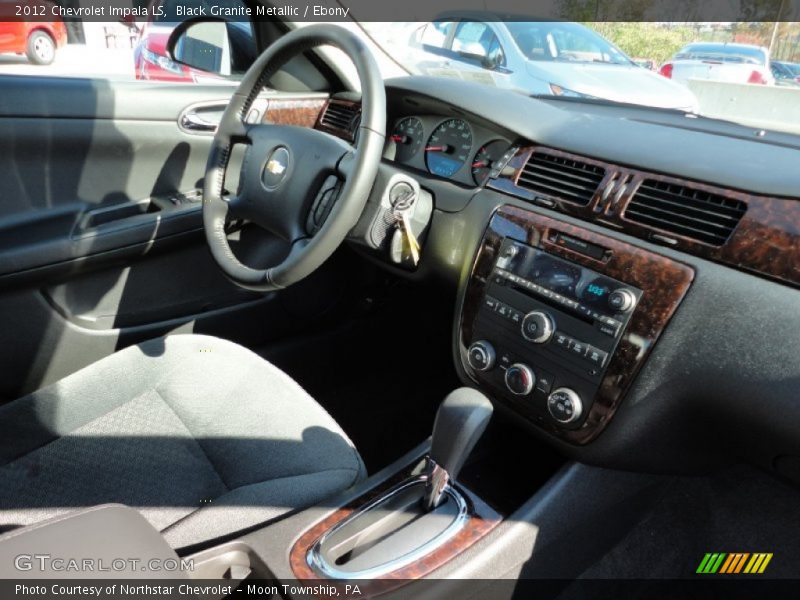 Black Granite Metallic / Ebony 2012 Chevrolet Impala LS