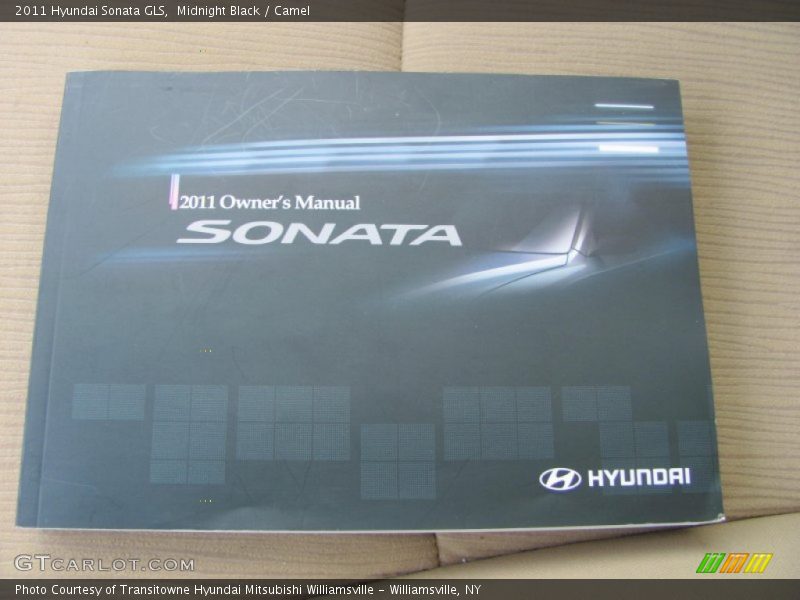 Midnight Black / Camel 2011 Hyundai Sonata GLS