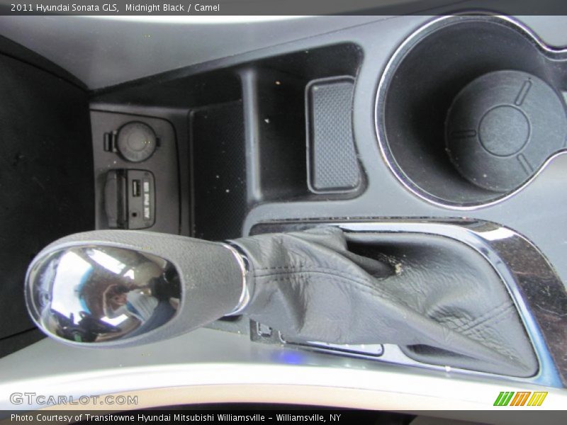 Midnight Black / Camel 2011 Hyundai Sonata GLS