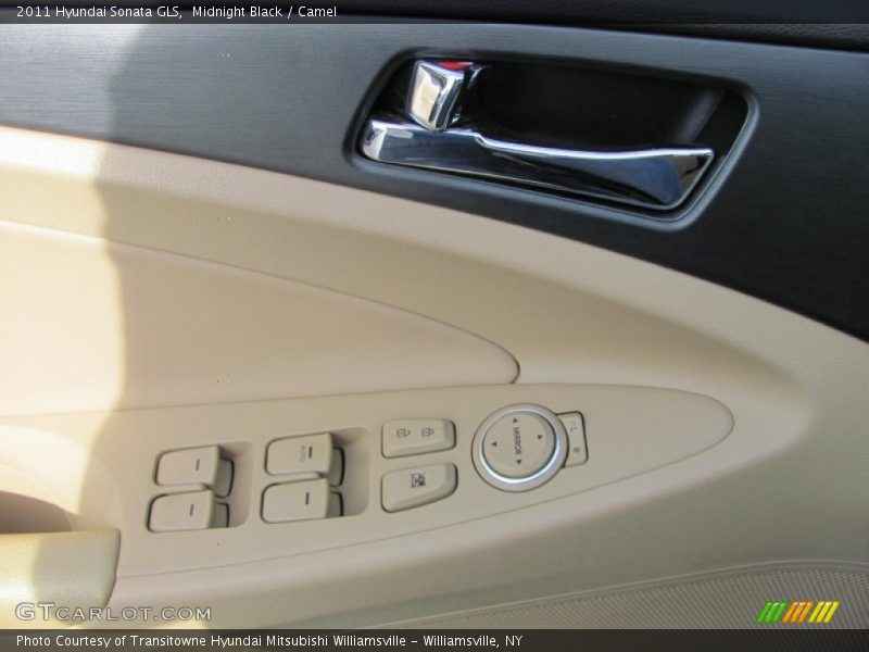 Midnight Black / Camel 2011 Hyundai Sonata GLS