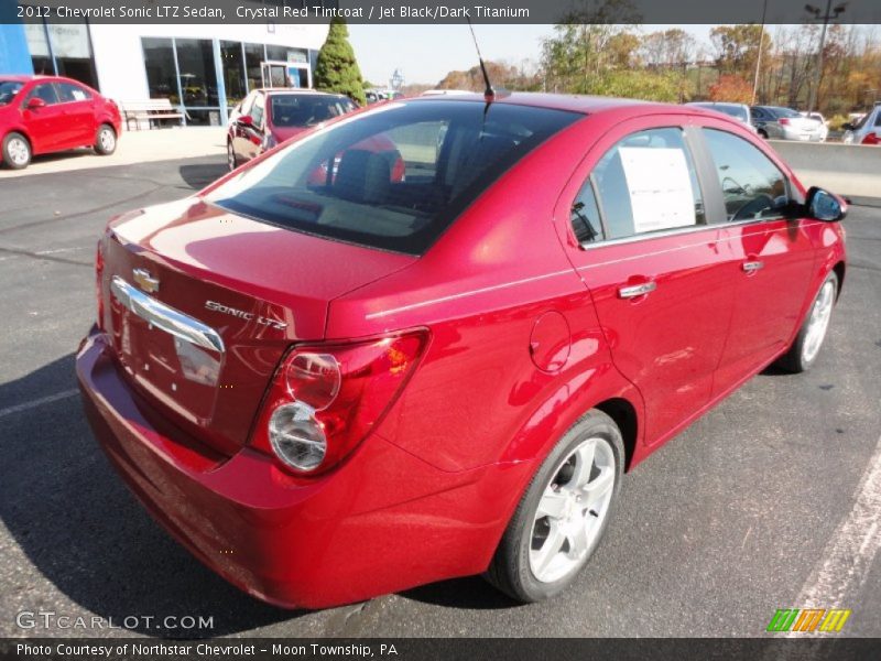  2012 Sonic LTZ Sedan Crystal Red Tintcoat
