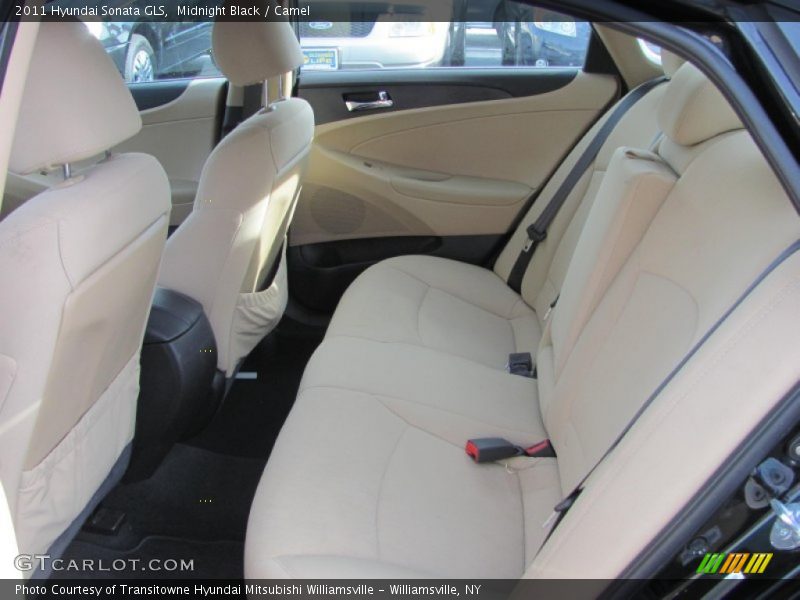 Midnight Black / Camel 2011 Hyundai Sonata GLS