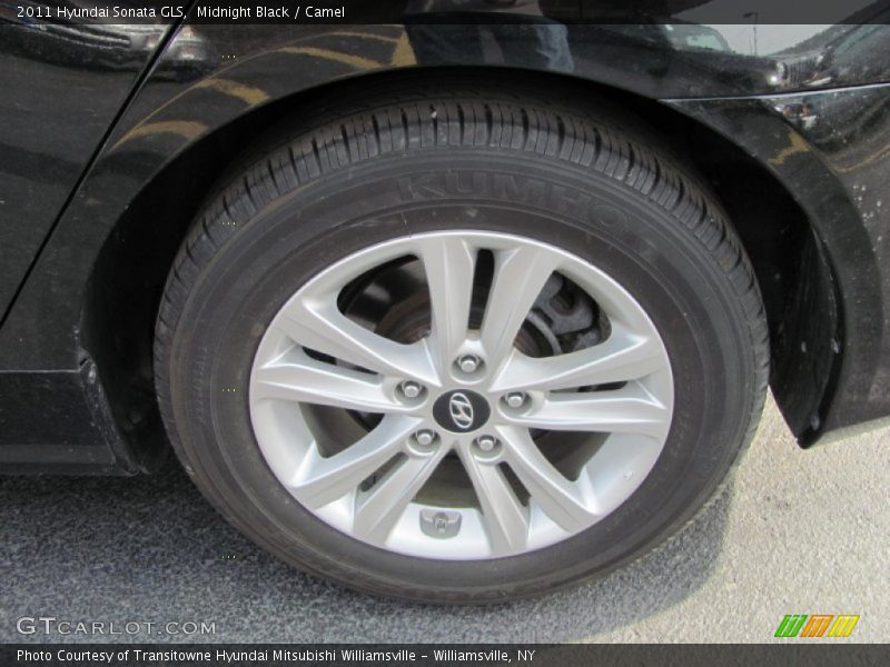 Midnight Black / Camel 2011 Hyundai Sonata GLS