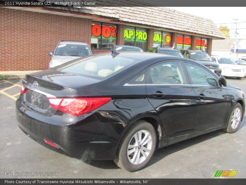 Midnight Black / Camel 2011 Hyundai Sonata GLS
