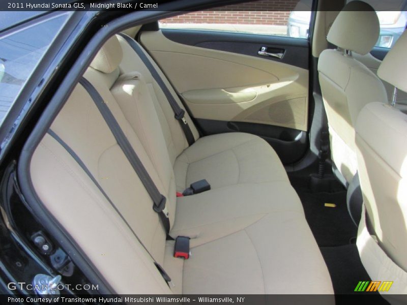 Midnight Black / Camel 2011 Hyundai Sonata GLS