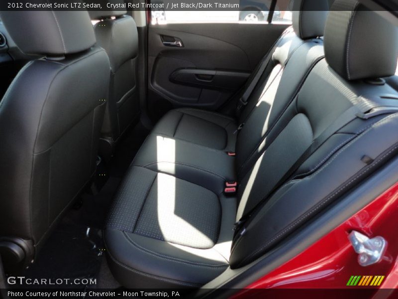 Crystal Red Tintcoat / Jet Black/Dark Titanium 2012 Chevrolet Sonic LTZ Sedan