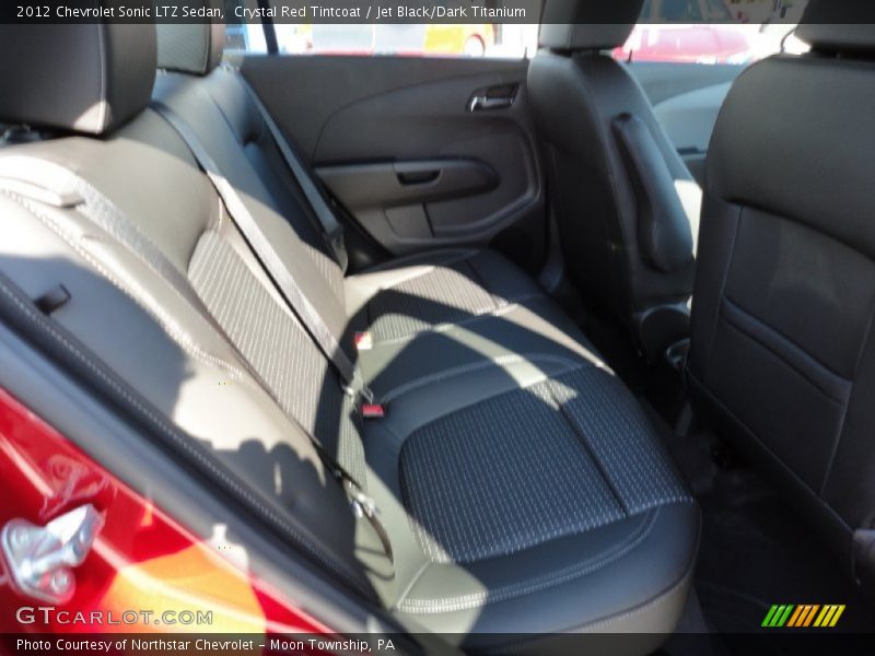 Crystal Red Tintcoat / Jet Black/Dark Titanium 2012 Chevrolet Sonic LTZ Sedan