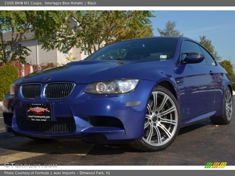 Interlagos Blue Metallic / Black 2008 BMW M3 Coupe