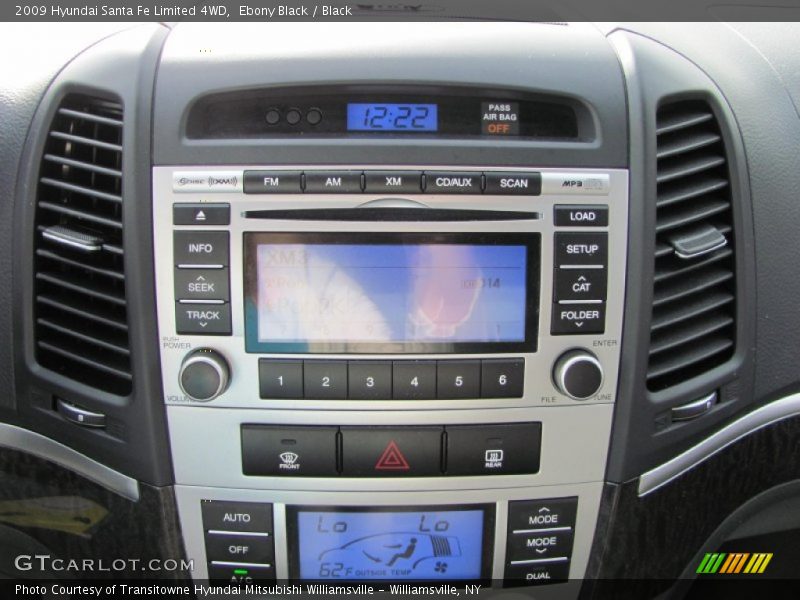 Ebony Black / Black 2009 Hyundai Santa Fe Limited 4WD