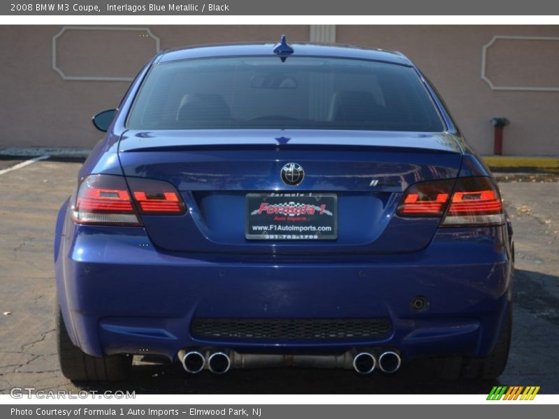 Interlagos Blue Metallic / Black 2008 BMW M3 Coupe