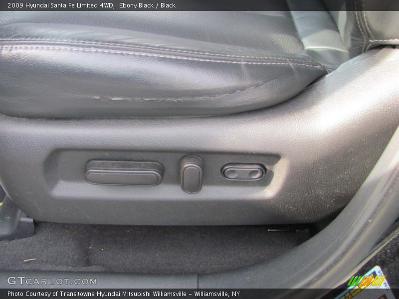 Ebony Black / Black 2009 Hyundai Santa Fe Limited 4WD