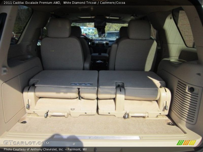 White Diamond Tricoat / Cashmere/Cocoa 2011 Cadillac Escalade Premium AWD