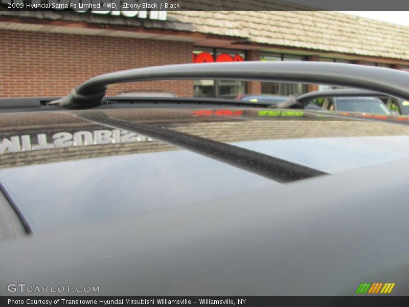 Ebony Black / Black 2009 Hyundai Santa Fe Limited 4WD