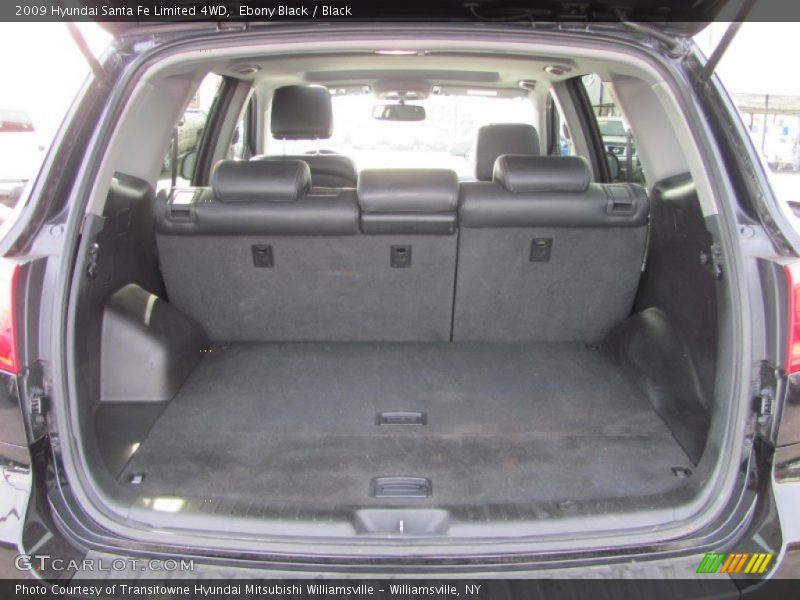Ebony Black / Black 2009 Hyundai Santa Fe Limited 4WD