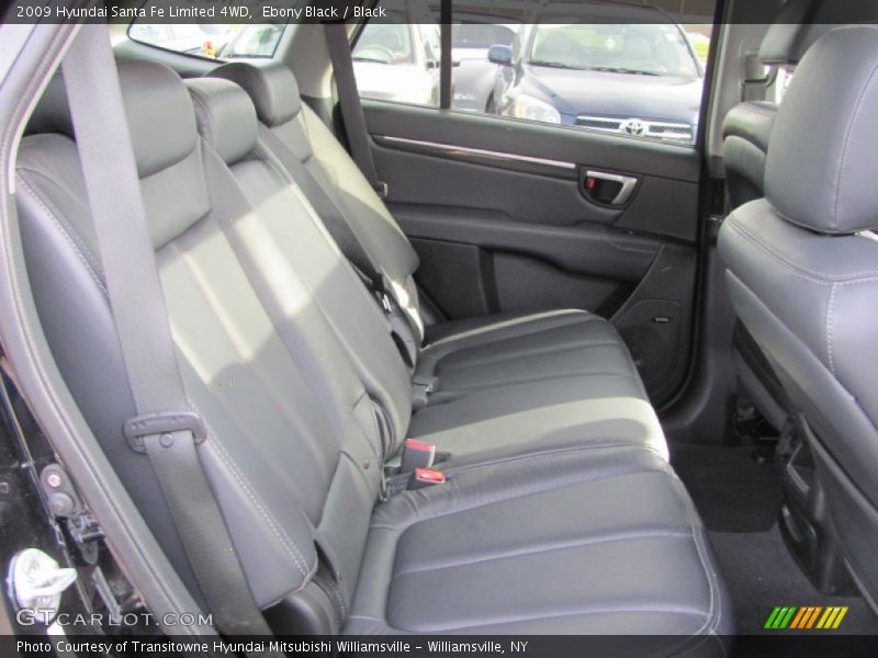 Ebony Black / Black 2009 Hyundai Santa Fe Limited 4WD