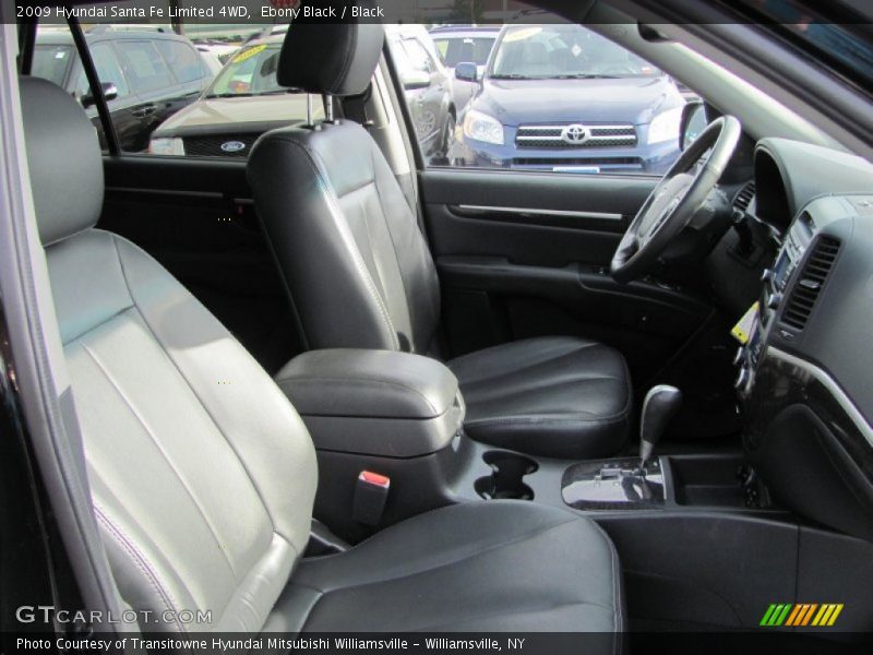 Ebony Black / Black 2009 Hyundai Santa Fe Limited 4WD