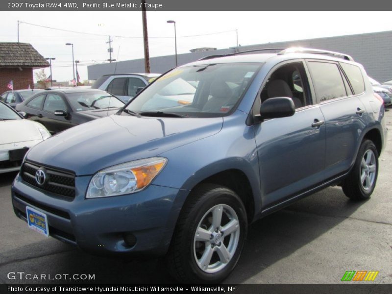 Pacific Blue Metallic / Taupe 2007 Toyota RAV4 4WD
