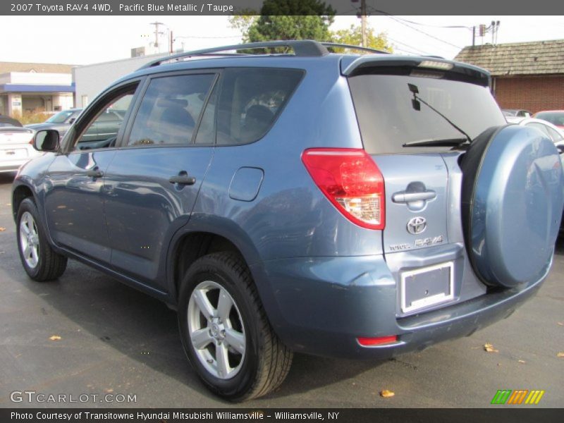 Pacific Blue Metallic / Taupe 2007 Toyota RAV4 4WD