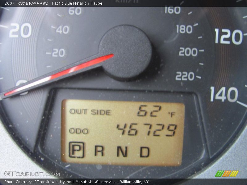 Pacific Blue Metallic / Taupe 2007 Toyota RAV4 4WD