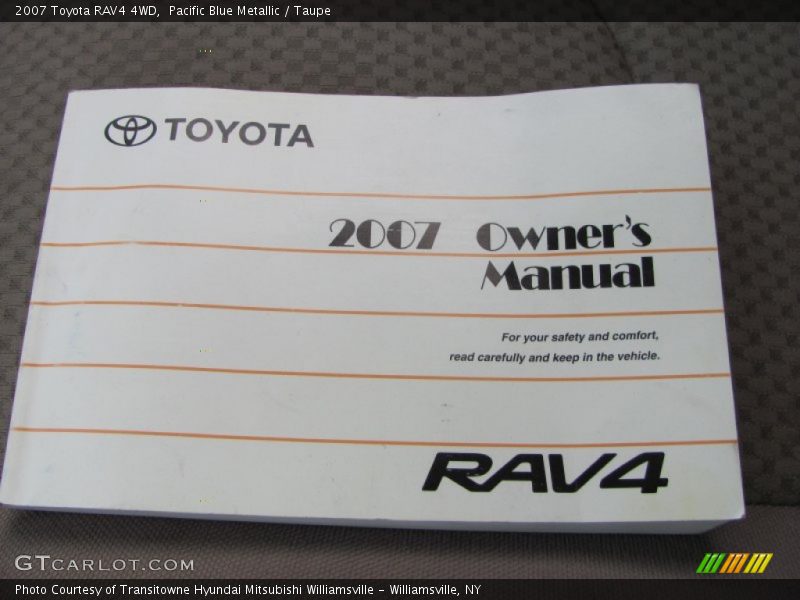 Pacific Blue Metallic / Taupe 2007 Toyota RAV4 4WD