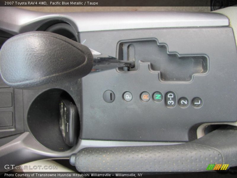 Pacific Blue Metallic / Taupe 2007 Toyota RAV4 4WD