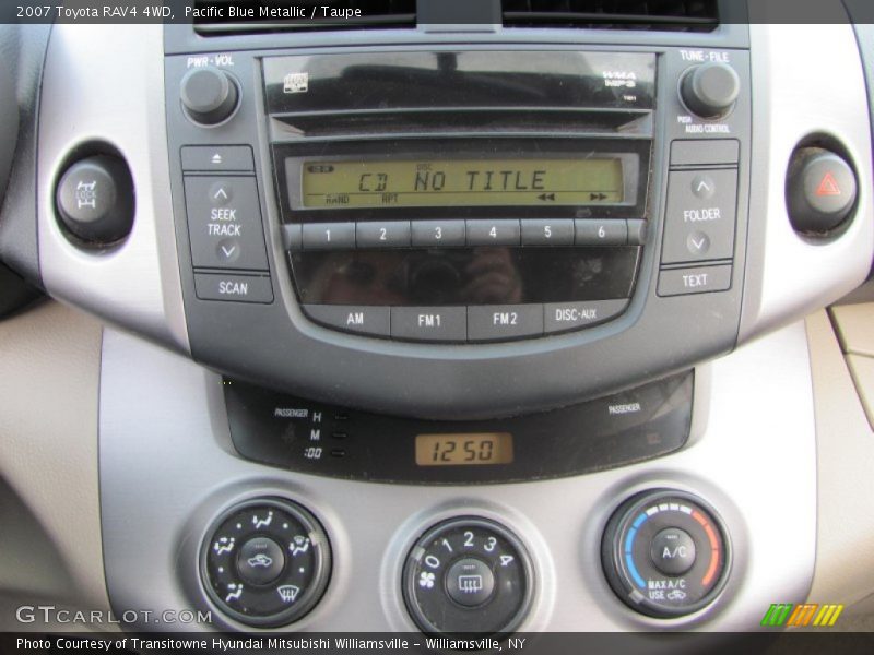 Pacific Blue Metallic / Taupe 2007 Toyota RAV4 4WD