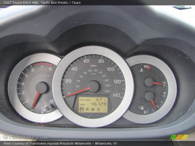 Pacific Blue Metallic / Taupe 2007 Toyota RAV4 4WD