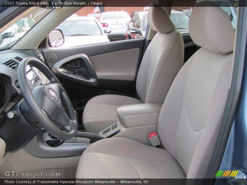 Pacific Blue Metallic / Taupe 2007 Toyota RAV4 4WD