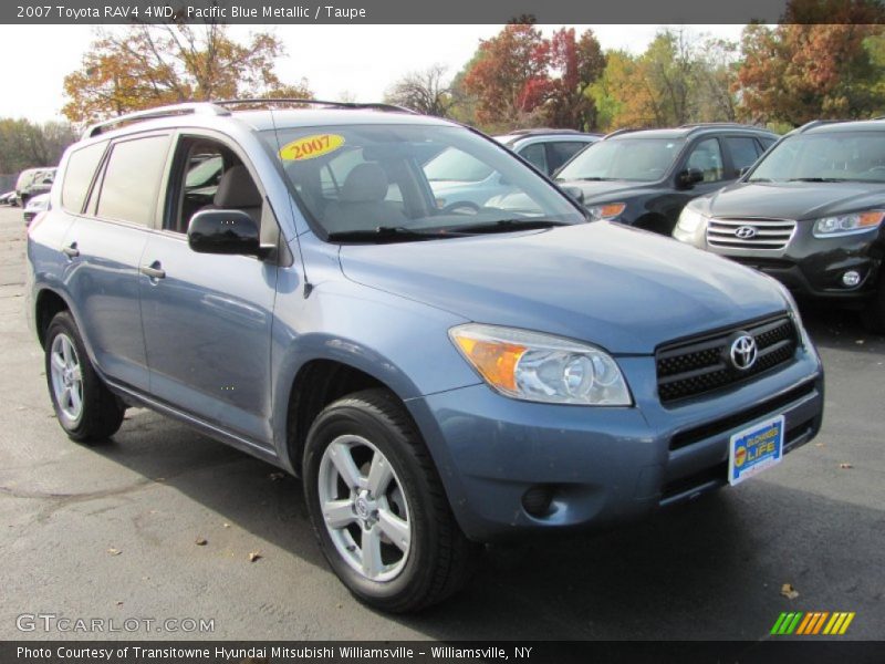 Pacific Blue Metallic / Taupe 2007 Toyota RAV4 4WD