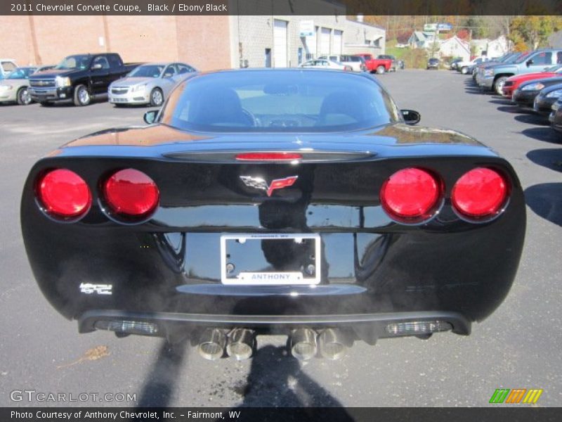 Black / Ebony Black 2011 Chevrolet Corvette Coupe