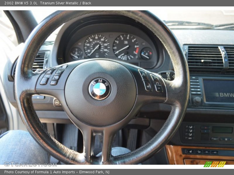 Titanium Silver Metallic / Black 2002 BMW X5 3.0i