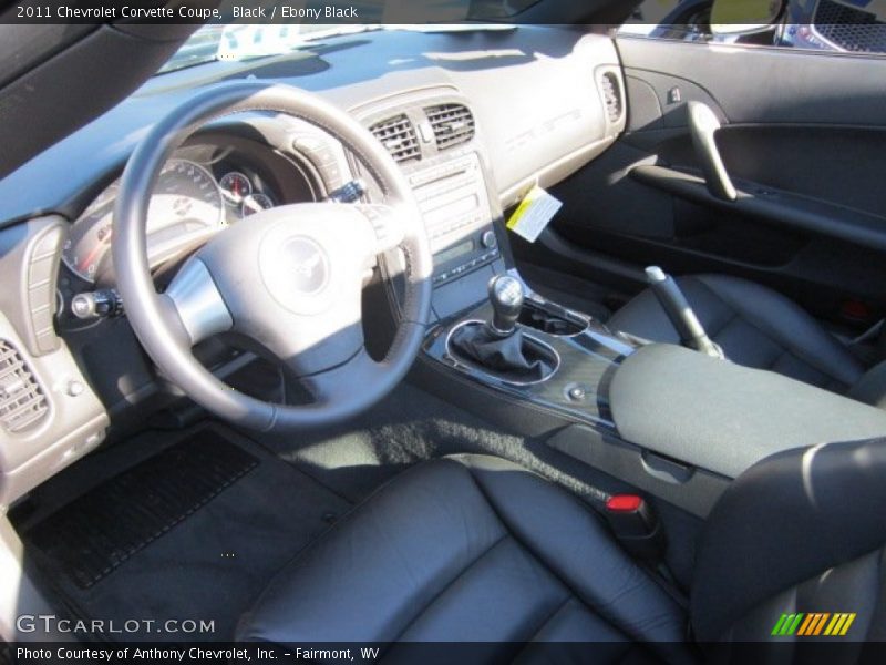 Black / Ebony Black 2011 Chevrolet Corvette Coupe