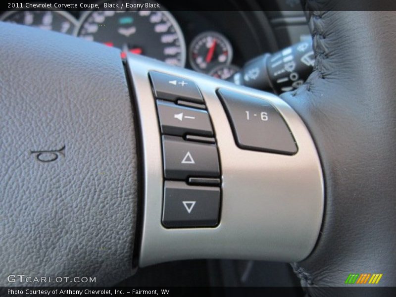 Controls of 2011 Corvette Coupe