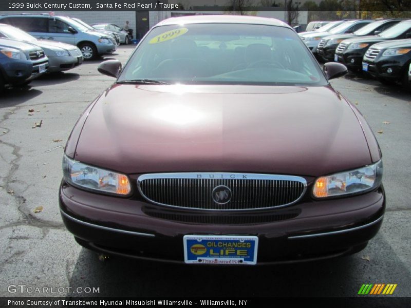 Santa Fe Red Pearl / Taupe 1999 Buick Century Custom