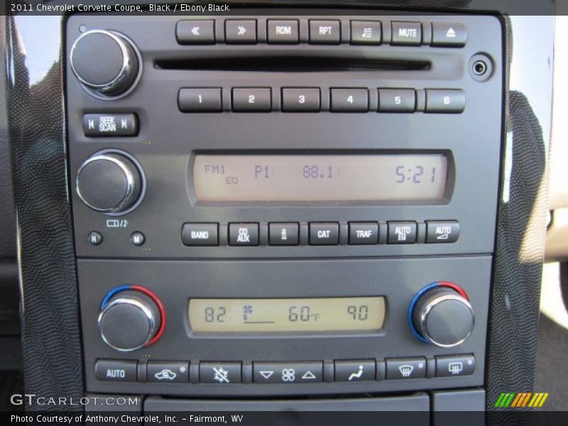 Audio System of 2011 Corvette Coupe