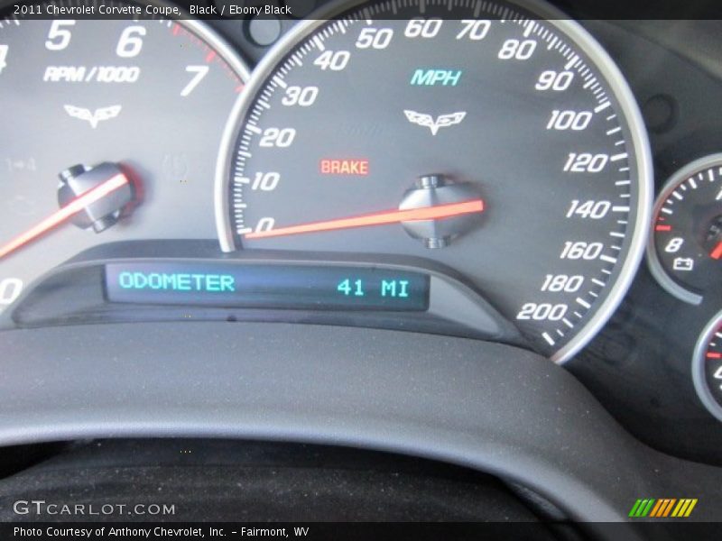 Black / Ebony Black 2011 Chevrolet Corvette Coupe
