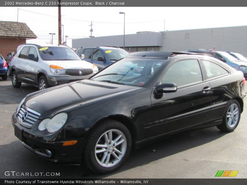 Black / Charcoal 2002 Mercedes-Benz C 230 Kompressor Coupe